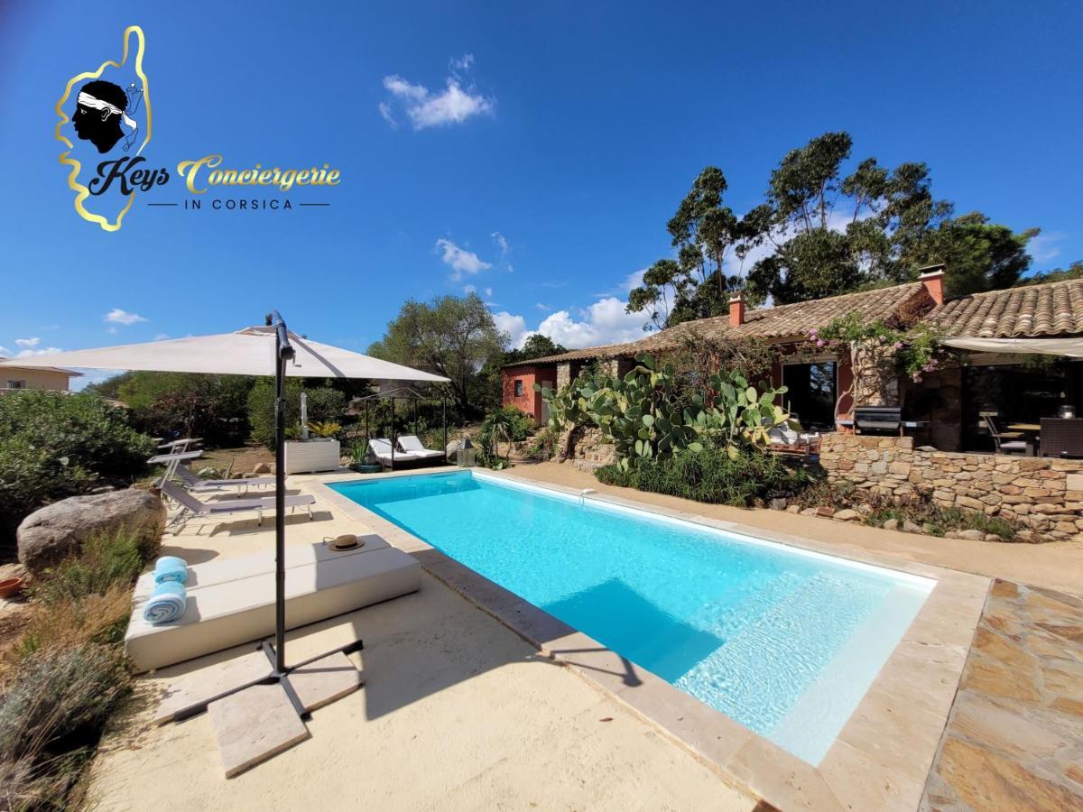Casa Salya 8 Pers Piscine Privee Chauffee San Cipriano Villa Lecci Buitenkant foto