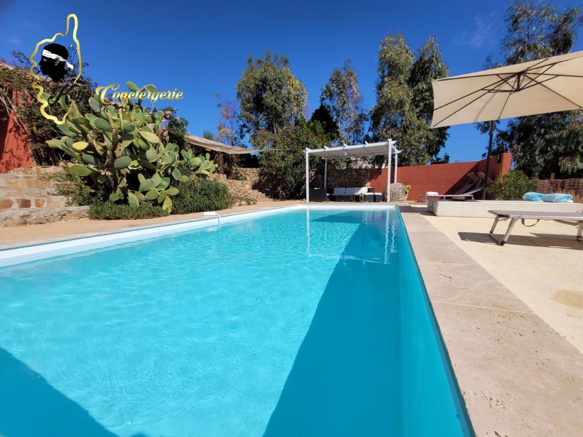 Casa Salya 8 Pers Piscine Privee Chauffee San Cipriano Villa Lecci Buitenkant foto
