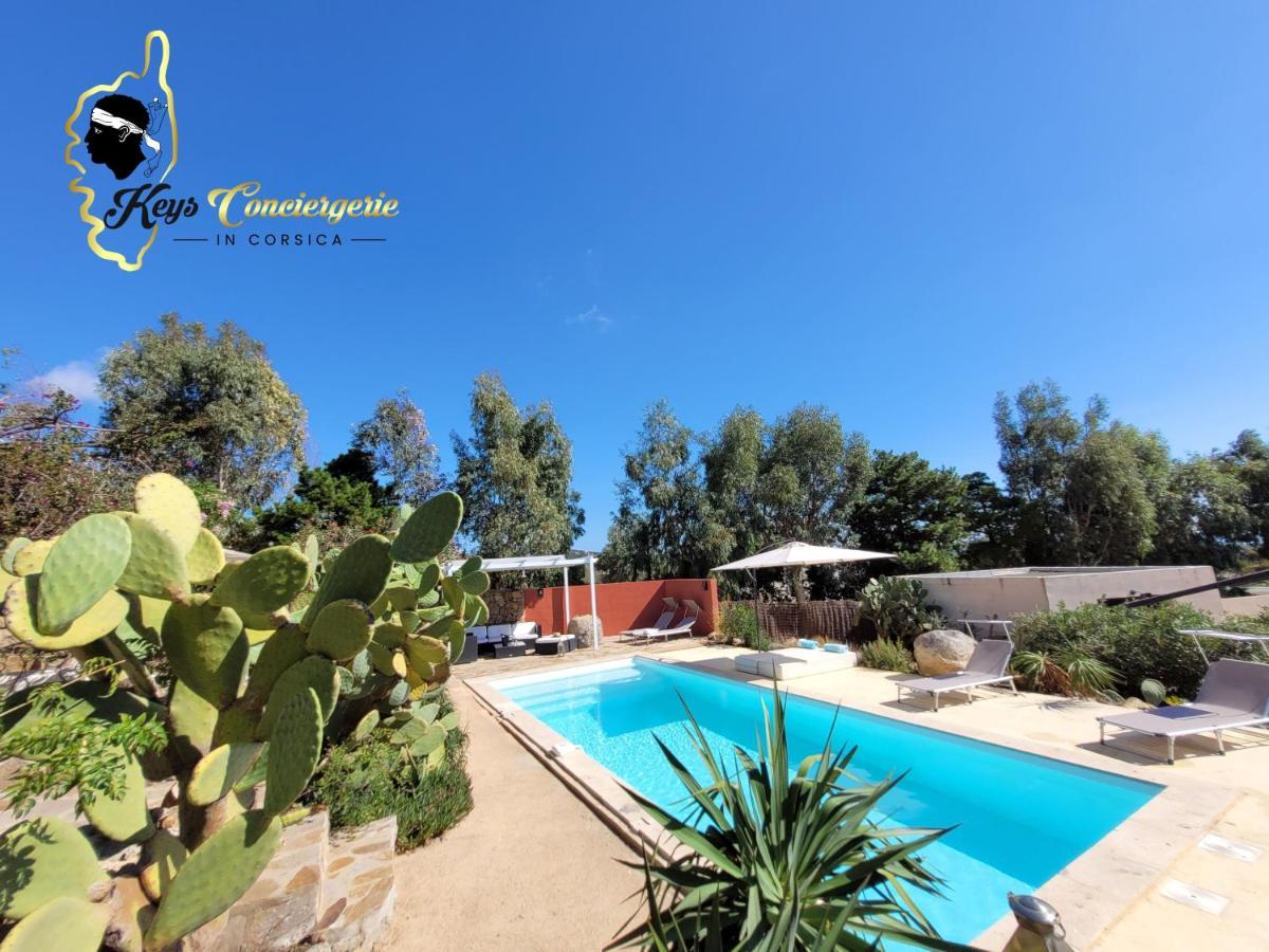 Casa Salya 8 Pers Piscine Privee Chauffee San Cipriano Villa Lecci Buitenkant foto