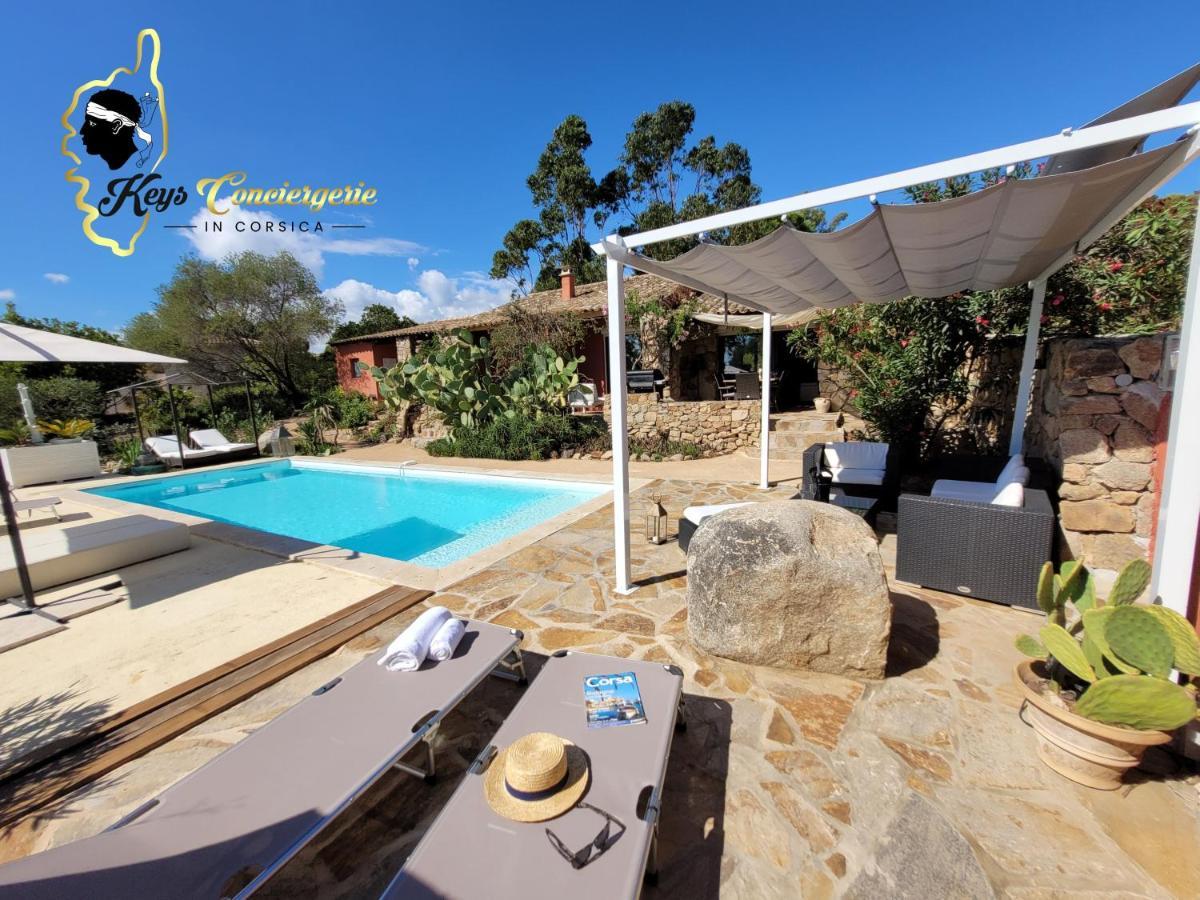Casa Salya 8 Pers Piscine Privee Chauffee San Cipriano Villa Lecci Buitenkant foto